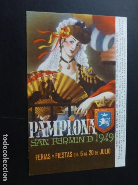 Postales: PAMPLONA SAN FERMIN 1949 POSTAL - Foto 1