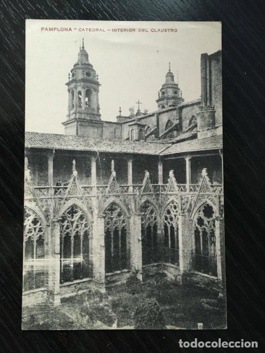 Postales: Postal Pamplona - Catedral - interior del claustro - Foto 1