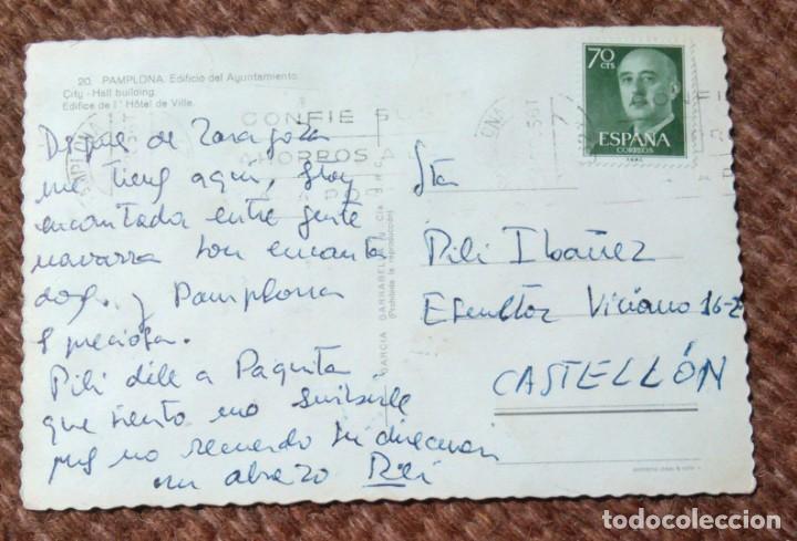 Postales: PAMPLONA - AYUNTAMIENTO - Foto 2