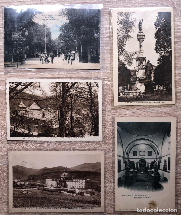 Postales: 24 POSTALES ANTIGUAS NAVARRA - Foto 3