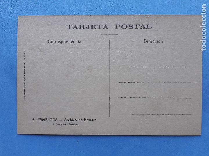Postales: Pamplona. Archivo de Navarra. - Foto 2