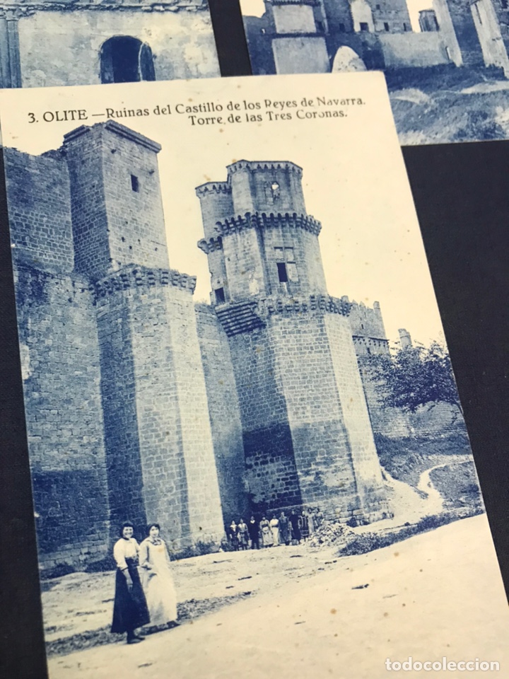 Postales: LOTE DE 5 POSTALES DE OLITE. SIN CIRCULAR - Foto 5