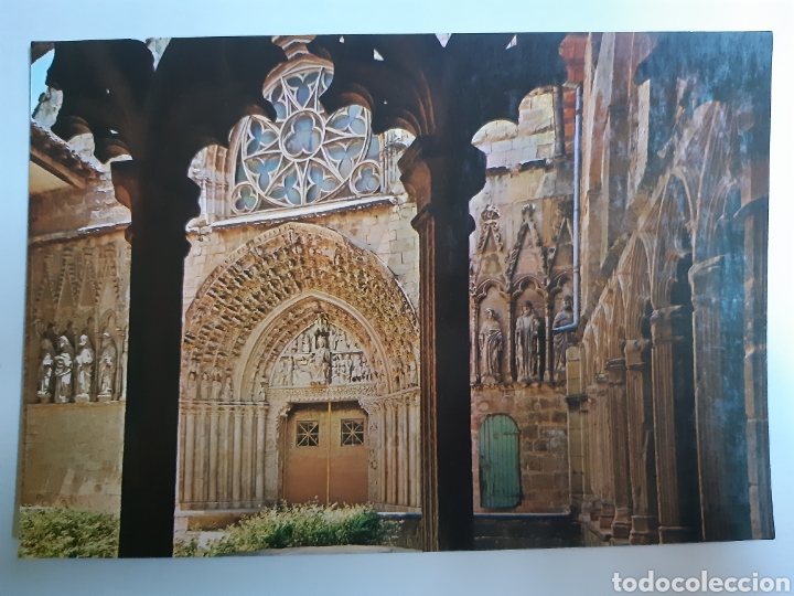 Postales: Postal de Navarra. Olite. Santa Mar&iacute;a. - Foto 1