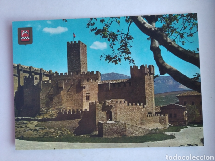 Postales: Postal 1 castillo de javier escudo de oro - Foto 1