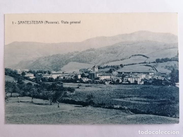 Postales: POSTAL SANTESTEBAN, VISTA GENERAL, NAVARRA - Foto 1