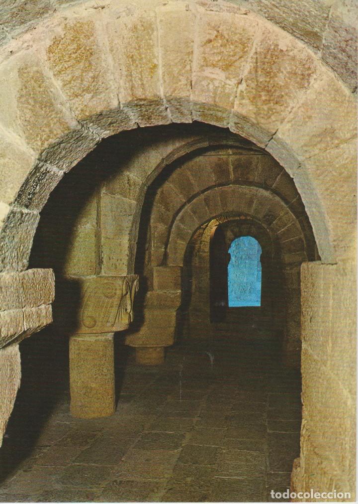 Postales: (3) REAL MONASTERIO DE LEYRE. YESA. INTERIOR DE LA CRIPTA ... SIN CIRCULAR - Foto 1
