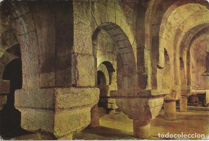 Postales: [POSTAL] Cripta carolingia. Siglo IX. Monasterio de Leyre (Navarra) (sin circular) - Foto 1