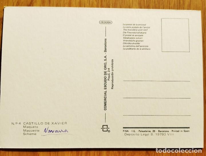 Postales: MAQUETA DEL CASTILLO DE XAVIER - Foto 2