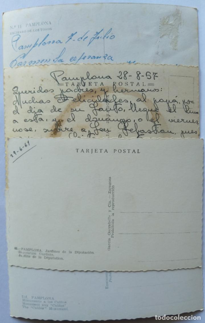 Postales: PAMPLONA LOTE DE 4 POSTALES - Foto 2