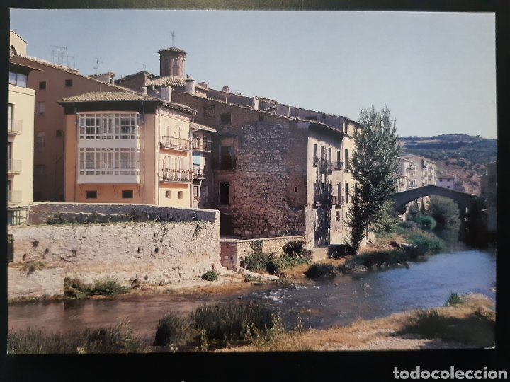 Postales: Postal de. Estrella. Orilla del r&iacute;o ega. - Foto 1
