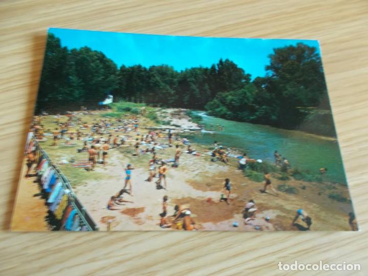 Postales: ESTELLA -- NAVARRA -- PLAYA FLUVIAL DE LOS LLANOS - Foto 1