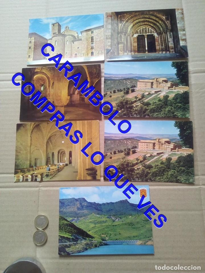 Postales: 7 POSTALES LEYRE YESA NAVARRA POSTAL PST3 - Foto 1