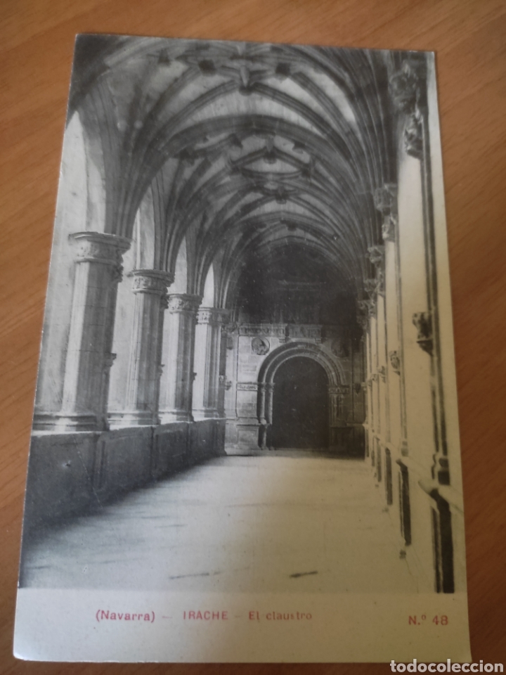 Postales: Postal Navarra Irache el claustro N 48 - Foto 1