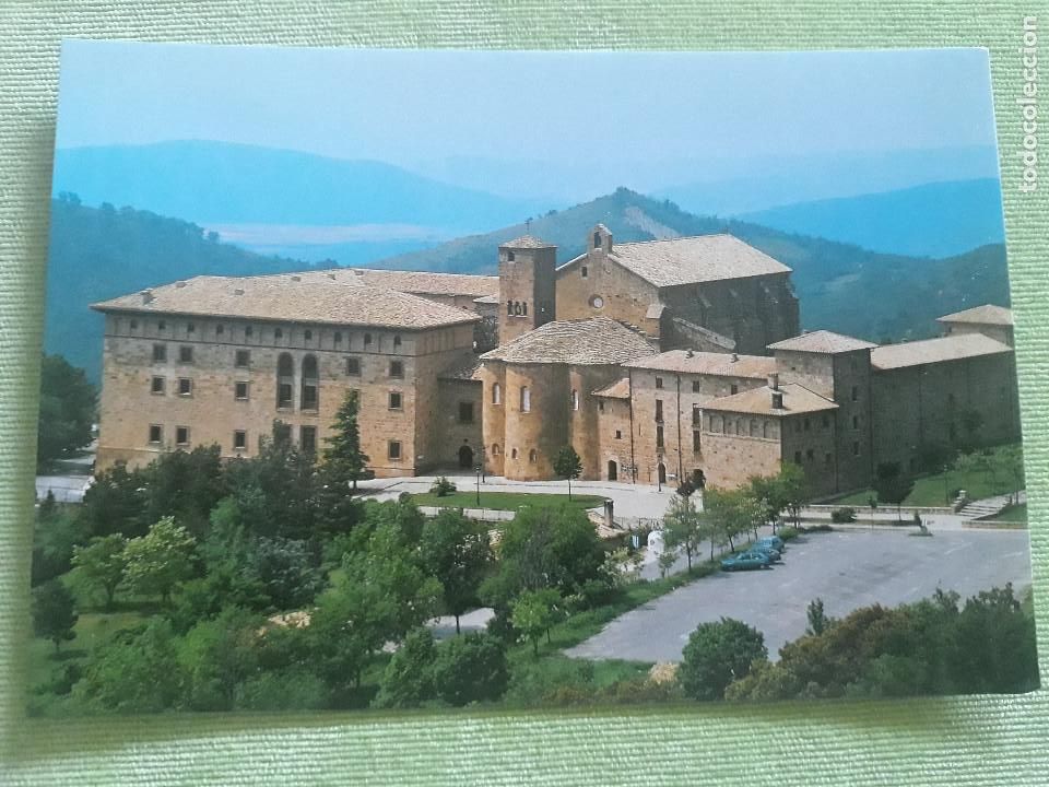 Postales: MONASTERIO DE LEYRE (NAVARRA) - VISTA GENERAL - Foto 1