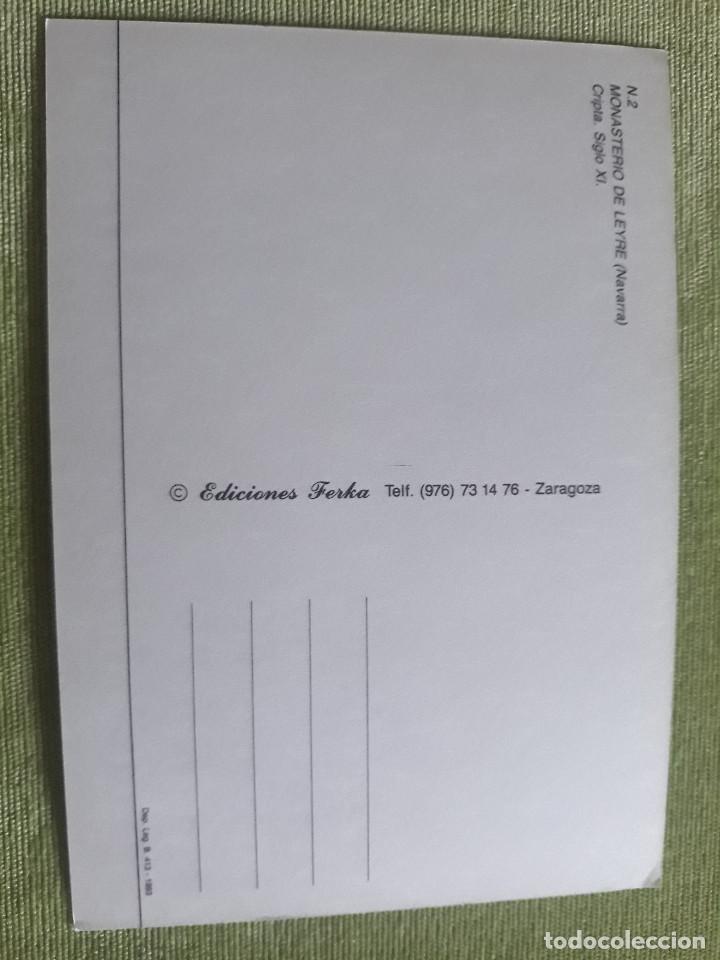 Postales: MONASTERIO DE LEYRE (NAVARRA) - CRIPTA - SIGLO XI - Foto 2