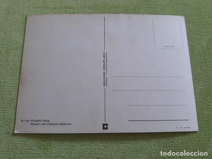 Postales: PAMPLONA - MES&Oacute;N DEL CABALLO BLANCO - 1966 - Foto 2