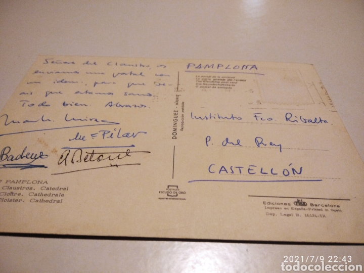 Postales: Postal Pamplona - Foto 2