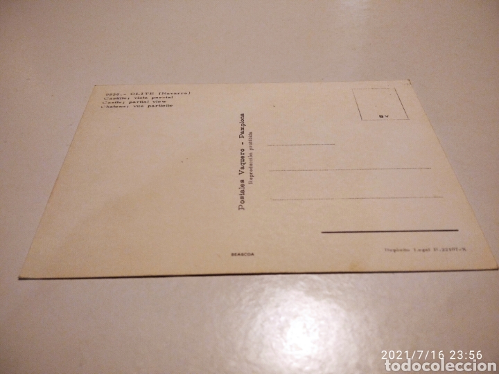Postales: Postal Olite - Foto 2