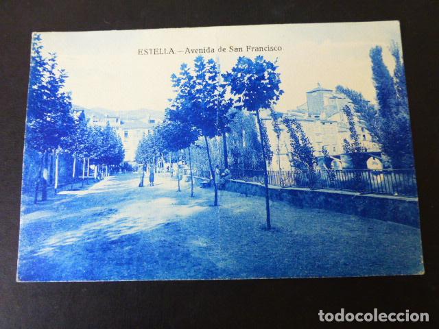 Postales: ESTELLA NAVARRA AVENIDA DE SAN FRANCISCO - Foto 1