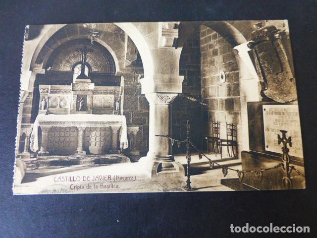 Postales: CASTILLO DE JAVIER NAVARRA CRIPTA DE LA BASILICA - Foto 1