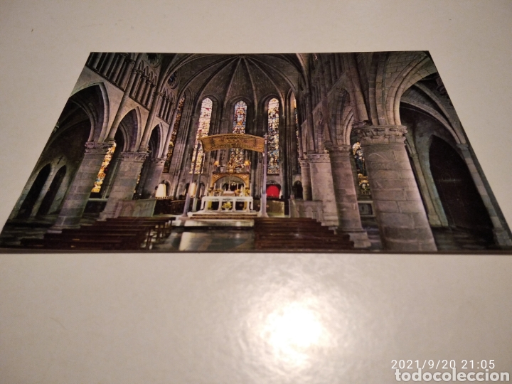 Postales: Postal Roncesvalles iglesia - Foto 1