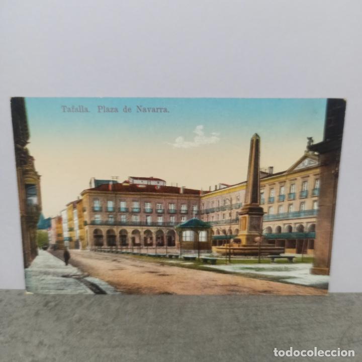 Postales: POSTAL DE TAFALLA - PLAZA DE NAVARRA - Foto 1