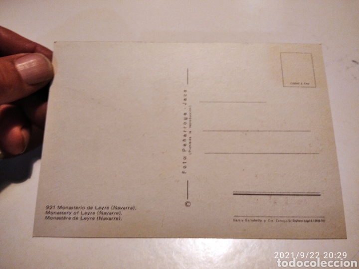 Postales: Postal monasterio de Leyre, Navarra - Foto 2