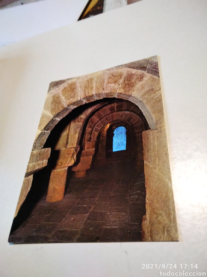Postales: Postal monasterio de Leyre interior de la Cripta - Foto 1