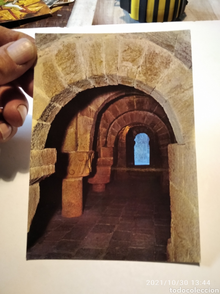 Postales: Postal monasterio de Leyre interior Cripta - Foto 1
