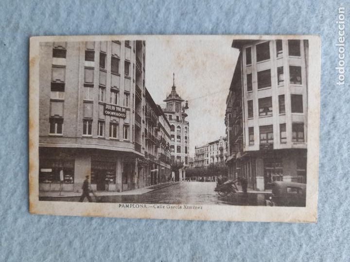 Postales: Pamplona. Calle Garc&iacute;a Xim&eacute;nez. - Foto 1