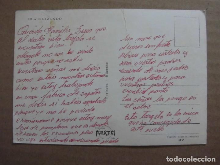 Postales: ANTIGUA POSTAL ELIZONDO - Foto 2