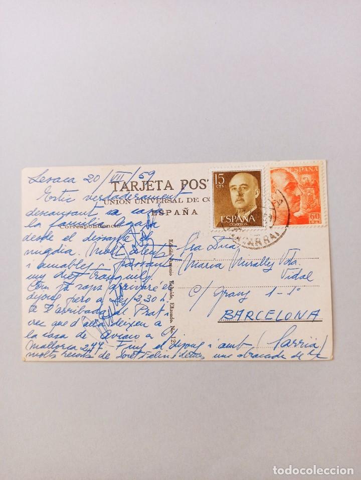 Postales: Original y antigua postal de Lesaka. Navarra. - Foto 2