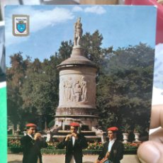 Cartoline: POSTAL PAMPLONA MONUMENTO A GAYARRE N 3 DOMINGUEZ ESCRITA Y SELLADA FECHADA 6-6-66