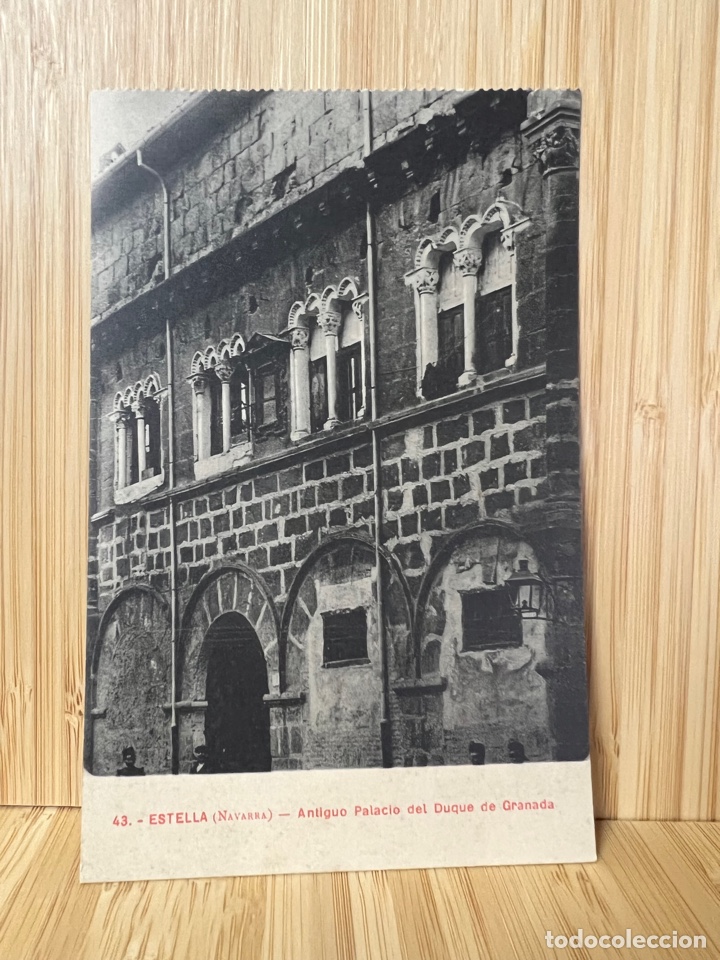 Postales: ESTELLA (NAVARRA)-Antiguo Palacio del Duque de Granada - Foto 1
