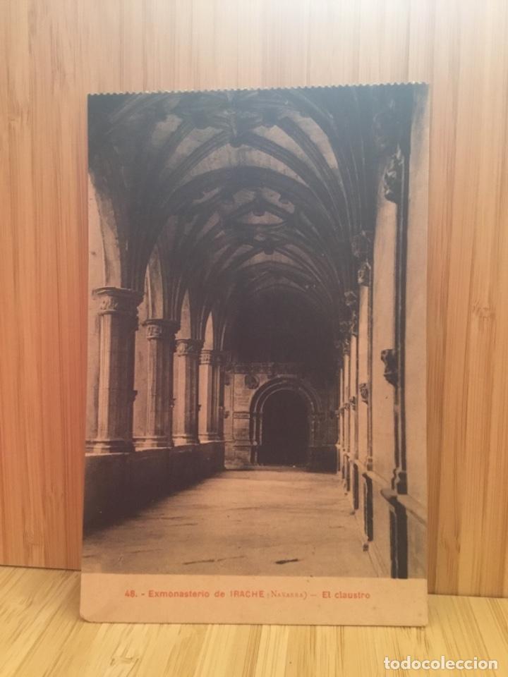 Postales: EXMONASTERIO DE IRACHE. NAVARRA. EL CLAUSTRO - Foto 1