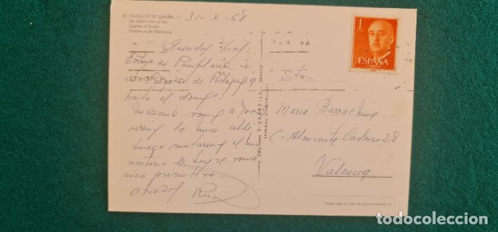 Postales: POSTAL CASTILLO DE JAVIER (1968) NAVARRA - Foto 2