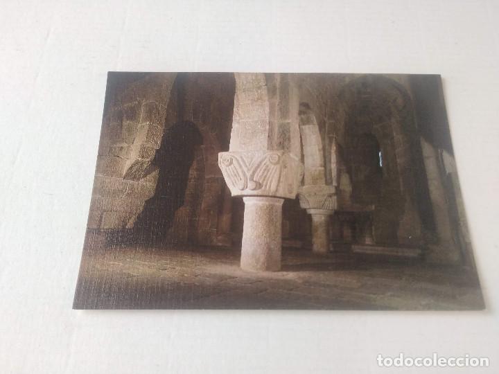 Postales: NAVARRA - POSTAL MONASTERIO DE LEYRE - CRIPTA SIGLO XI - Foto 1
