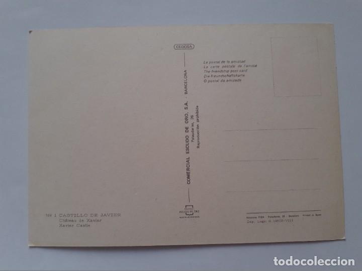 Postales: POSTAL - CASTILLO DE JAVIER - FISA 1 - S/C - Foto 2