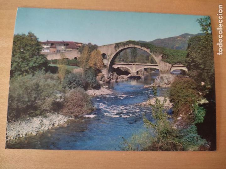 Postales: CANGAS ONIS PUENTE ROMANO ED ALARDE 100 - Foto 1