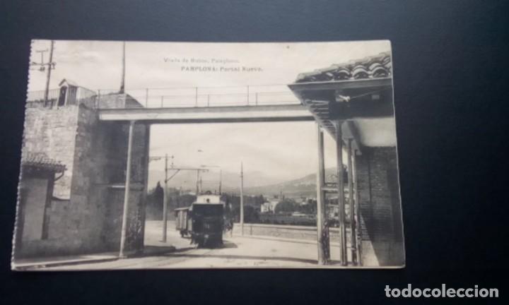 Postales: PAMPLONA POSTAL ANTIGUA , BLANCO Y NEGRO - Foto 2