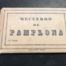 Postales: POSTAL RECUERDO DE PAMPLONA 10 VISTAS EDICCIONES ARRIBAS ZARAGOZA. Lote 344346368