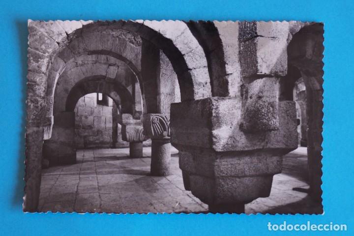 Postales: POSTAL DE MONASTERIO DE LEYRE ( NAVARRA): CRIPTA - Foto 1