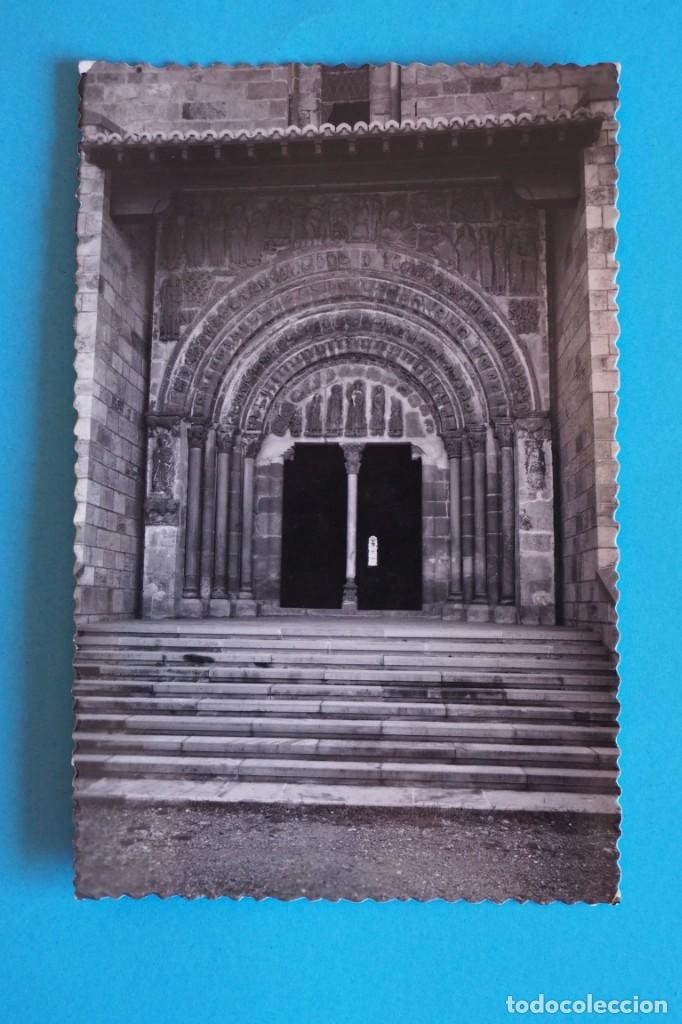 Postales: POSTAL DE MONASTERIO DE LEYRE ( NAVARRA): PUERTA SPETIOSA - Foto 1