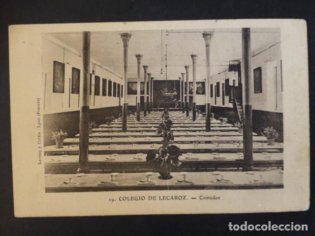 Postales: COLEGIO DE LECAROZ NAVARRA COMEDOR - Foto 1