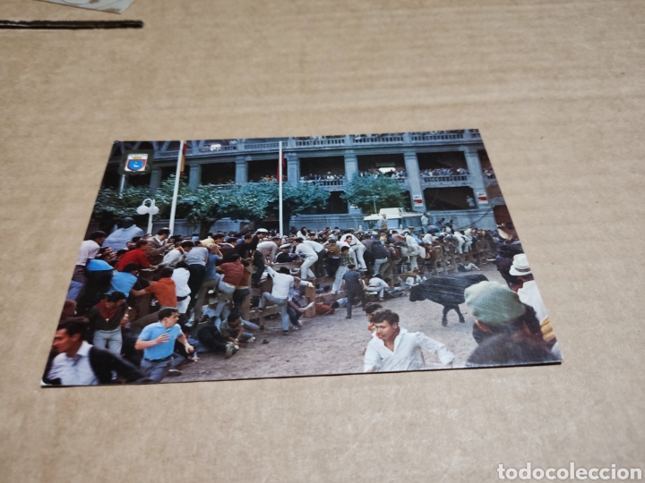 Postales: Postal San Ferm&iacute;n encierro toros - Foto 1