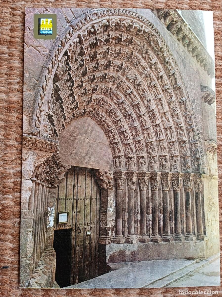 Postales: TUDELA - PUERTA DEL JUICIO DE LA CATEDRAL - Foto 1