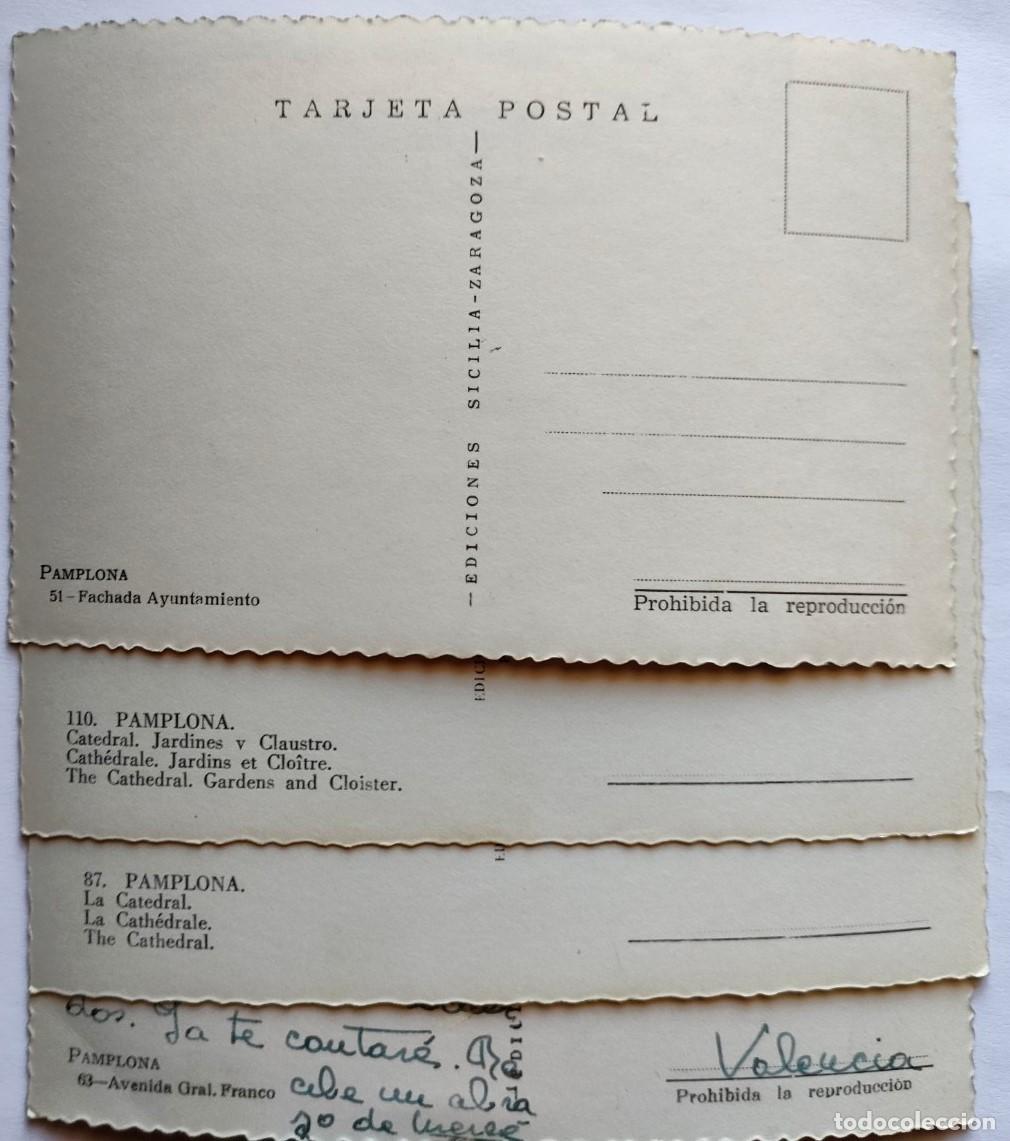 Postales: PAMPLONA LOTE 7 POSTALES - Foto 3