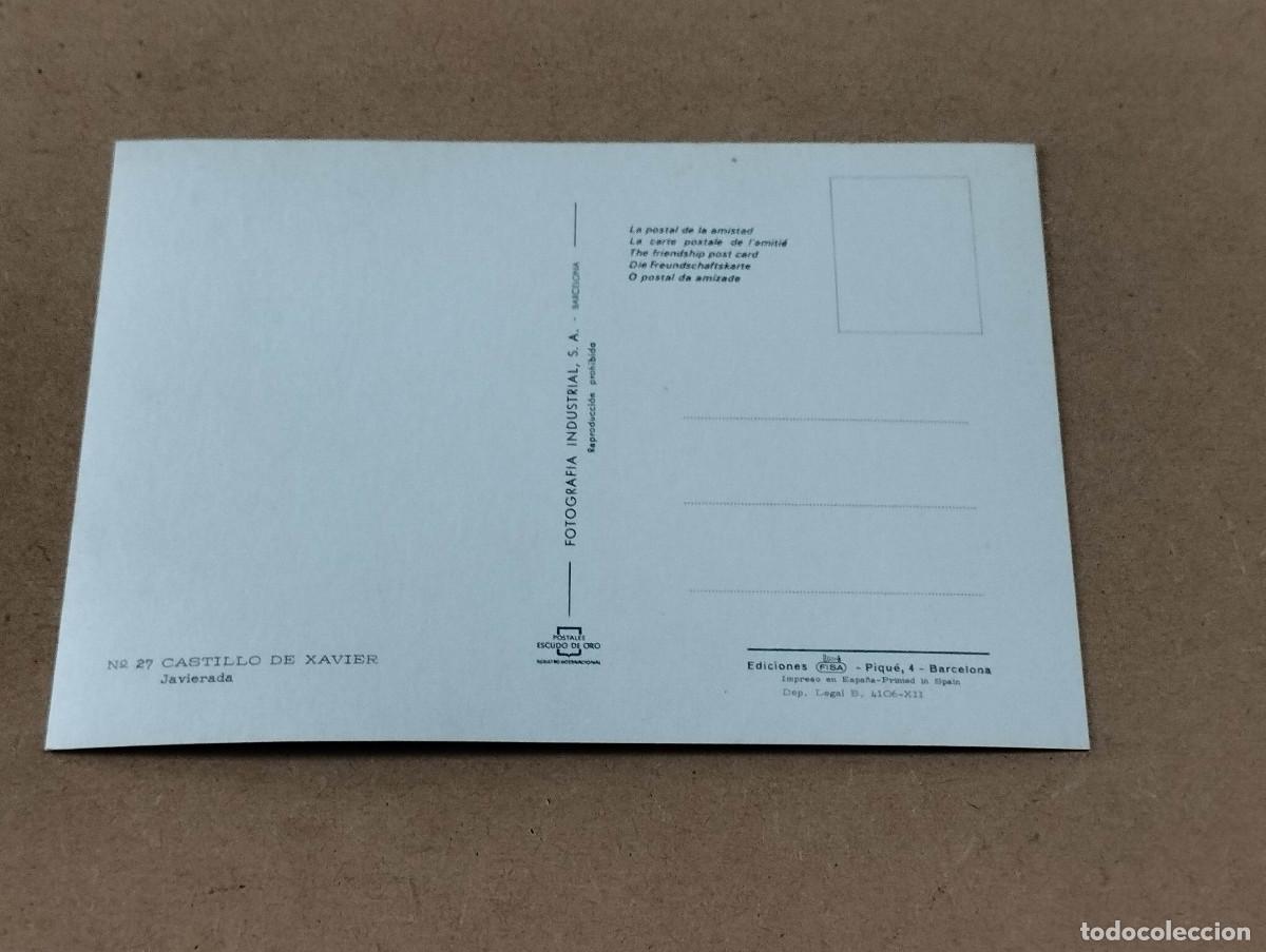 Postales: NAVARRA - POSTAL CASTILLO DE XAVIER - JAVIERADA - Foto 2