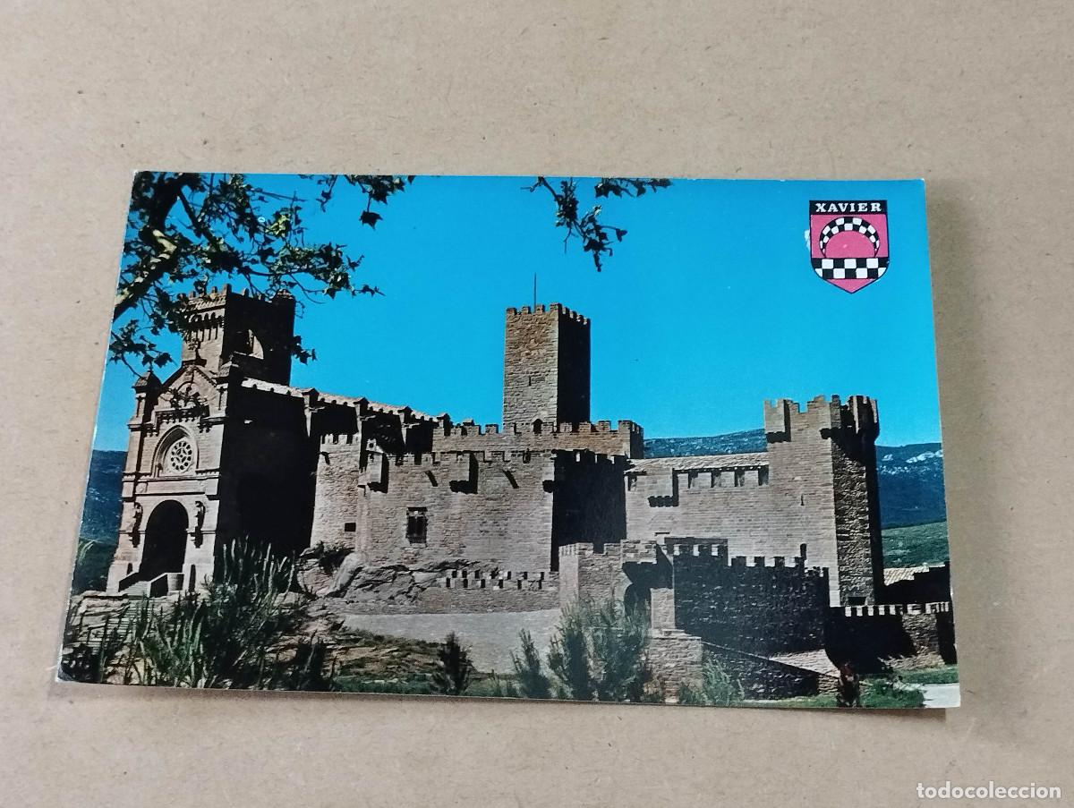 Postales: NAVARRA - POSTAL CASTILLO DE JAVIER Y BAS&Iacute;LICA - Foto 1