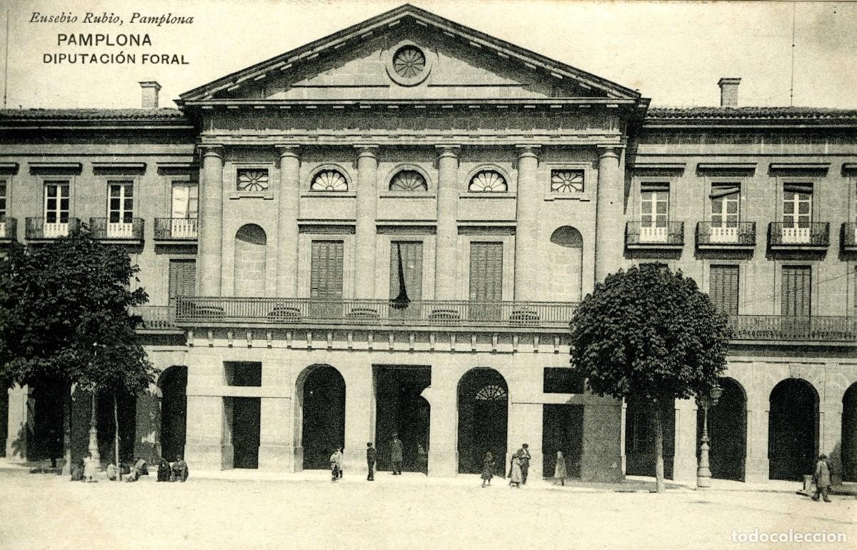 Postales: Pamplona. Diputaci&oacute;n foral. Eusebio Rubio - Foto 1